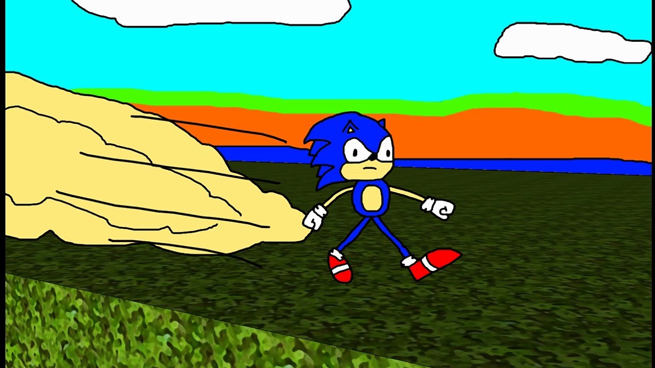 Sonic vs Fiery Sonic | Animacomic