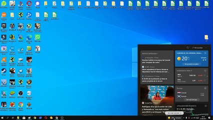 Download Video: ❌ QUITAR MENÚ EMERGENTE de NOTICIAS de la BARRA de TAREAS al PASAR el RATÓN en TIEMPO de WINDOWS 10