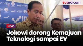 Jokowi Dorong Kemajuan Teknologi hingga Perkembangan EV di Indonesia