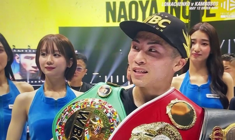 Naoya Inoue wants his next move to be a fight with Albion Park's Sam Goodman. Video: Main Event