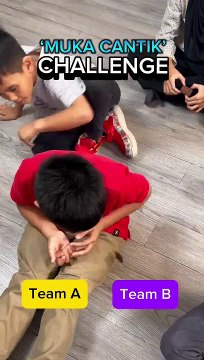 Siapa pernah main game ‘muka cantik’? Memang cantik sangat muka kita nanti #bintangkecil #game #familygame