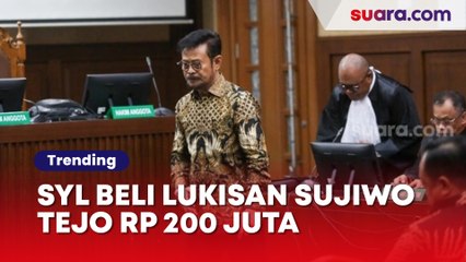 SYL Beli Lukisan Sujiwo Tejo Rp 200 Juta Pakai Duit Vendor Kementan, Diduga Dipajang Di Kantor NasDem