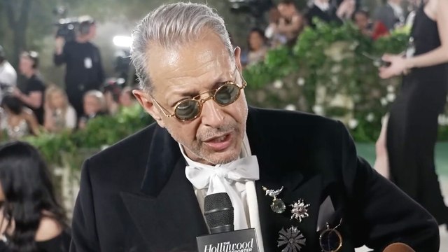 Jeff Goldblum Details Upcoming Netflix Project 'Kaos' at the 2024 Met Gala | THR Video