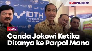 Ditanya Pindah ke Parpol Mana, Jokowi Justru Berikan Candaan dan Hanya Senyum Terkait Kabar Gerindra