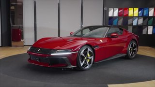 The all-new Ferrari 12Cilindri Design in Red