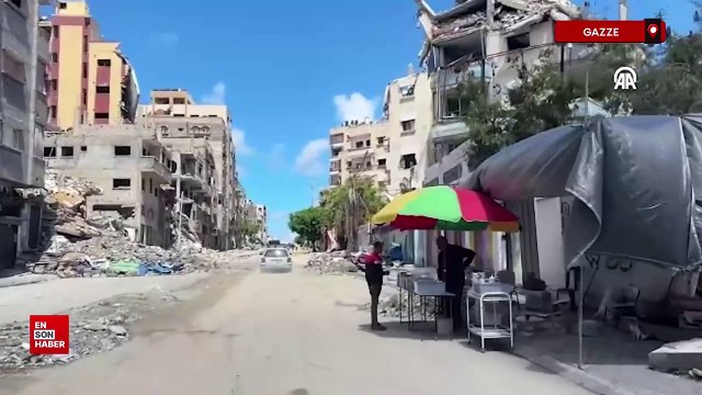 İsrail'in büyük bir yıkım bıraktığı Gazze’nin kuzeyi tanınmaz halde