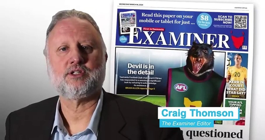 Craig Thompson, editor of Launceston's The Examiner, shares how you can support the hard work of your local reporters with the news you trust.