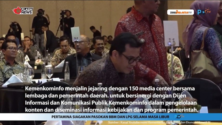 WAMENKOMINFO MAKSIMALKAN PENYEBARAN INFORMASI DENGAN MENDORONG 150 MEDIA CENTER UNTUK HASILKAN RIBUAN KONTEN