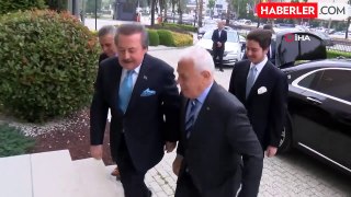 Başkan Bozbey, eski Bakan Cavit Çağlar'ı ağırladı