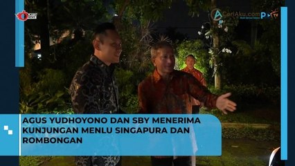 Momen Agus Yudhoyono dan SBY Menerima Kunjungan Menteri Luar Negeri Singapura