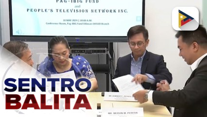 PTV at Pag-IBIG Fund, nagkaroon ng MOA Signing ngayong araw