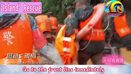Rescue in the line of fire of flash flood