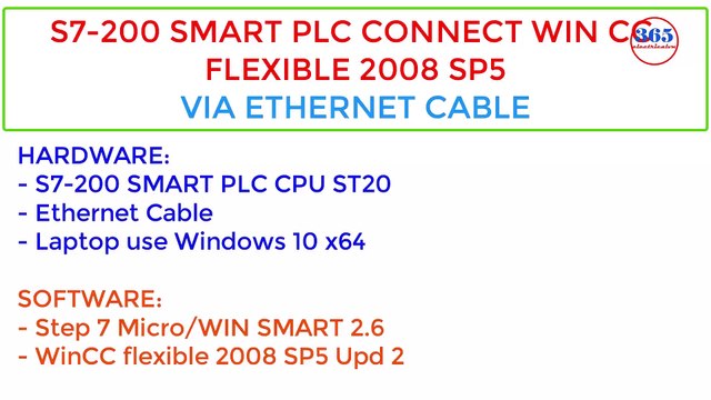 0046 - Wincc flexible 2008 sp5 connect to plc s7 200 smart