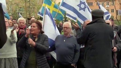 Multitudinaria protesta en Malmö para pedir la exclusión de Israel de Eurovisión