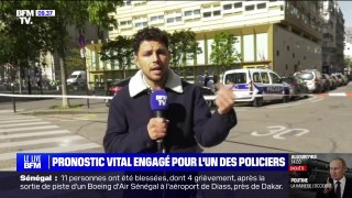 Policiers blessés à Paris: le pronostic vital est toujours engagé pour l'un des fonctionnaires