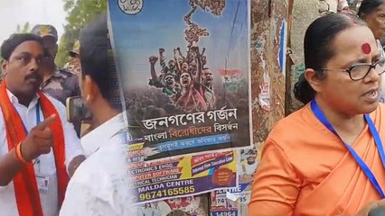 জঙ্গিপুরে বুথের সামনেই হাতাহাতি! ভোটারদের প্রভাবিত করার অভিযোগ বিজেপি প্রার্থীর বিরুদ্ধে
