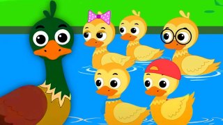 Five Little Ducks by Mr Fruits and Nursery Rhymes