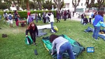 Roma: tornano le tende alla Sapienza per manifestare per Gaza: «L'intifada degli studenti»