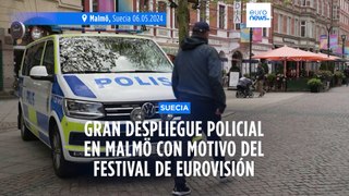 Gran despliegue policial en Malmoe para garantizar la seguridad del Festival de Eurovisión