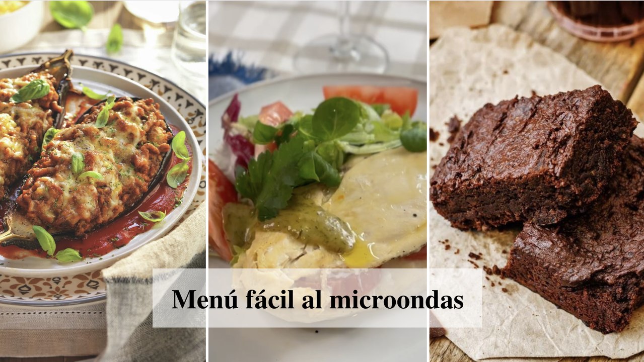 Menú fácil al microondas - Cocina Fácil