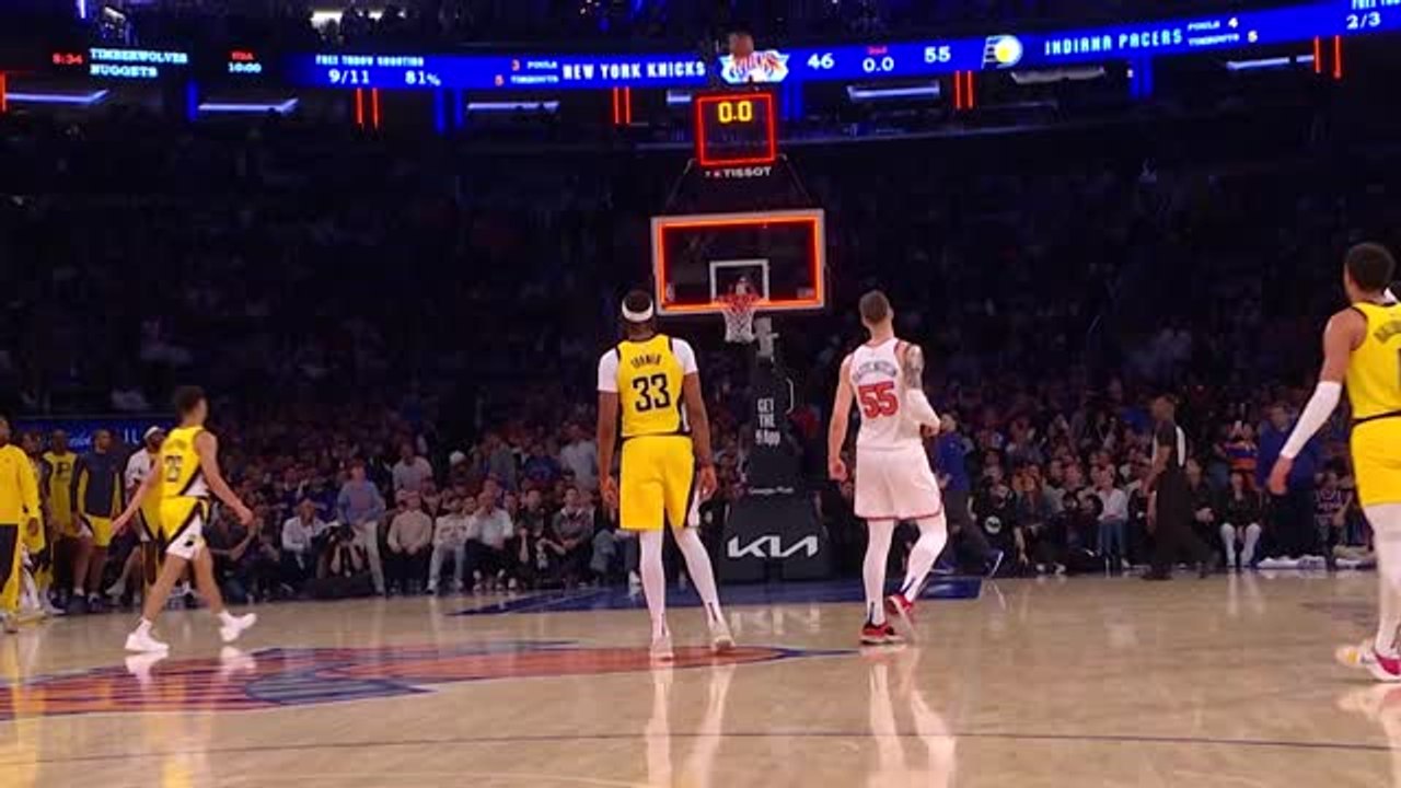 Brunson's 43 inspires Knicks to win over Pacers