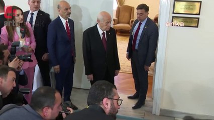 Özgür Özel ve Devlet Bahçeli görüşmesi başladı