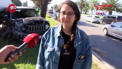 Maltepe Sahilyolu'nda zincirleme kaza: 1 yaralı