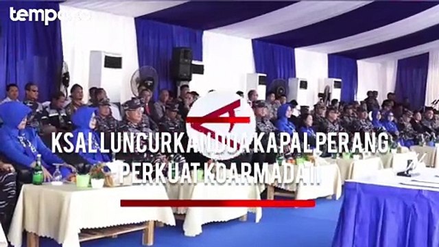 KSAL Luncurkan Dua Kapal Perang, KRI Butana dan KRI Selar