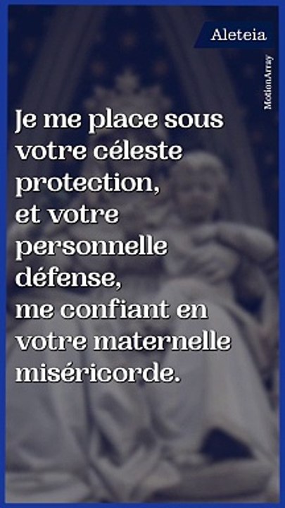 La jolie prière d’abandon à la Vierge de saint Louis de Gonzague