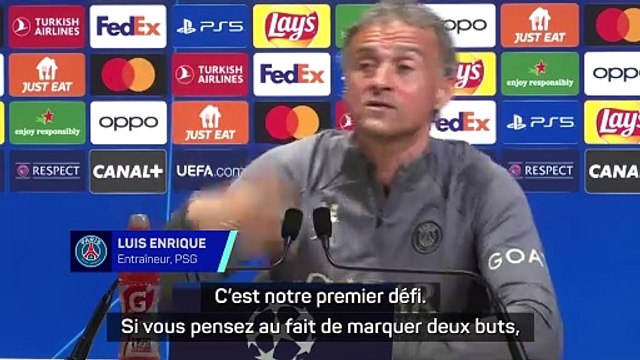 Luis Enrique : Marquer déjà un but et gagner