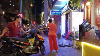 How vibrant is Vietnam's nightlife. Night walk Explore Saigon Ho Chi Minh City