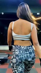 Cute gym girl reaction  #viral #shortsfeed #reaction #shortviral #attitude #fitness