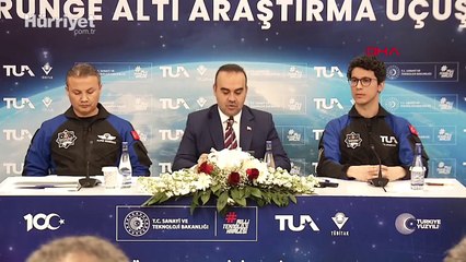 Bakan Kacır, Yeni Uzay Görevi ve Bilim Misyonu konulu basın toplantısı düzenledi