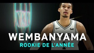 Spurs - Wembanyama, Rookie de l'année