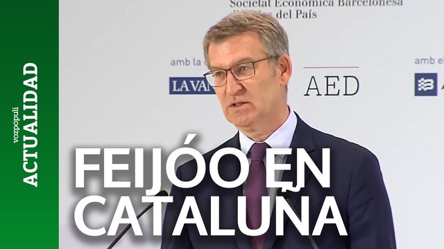 Feijóo dice que el PP es la alternativa al tripartito del Procés : PSC, ERC y Junts