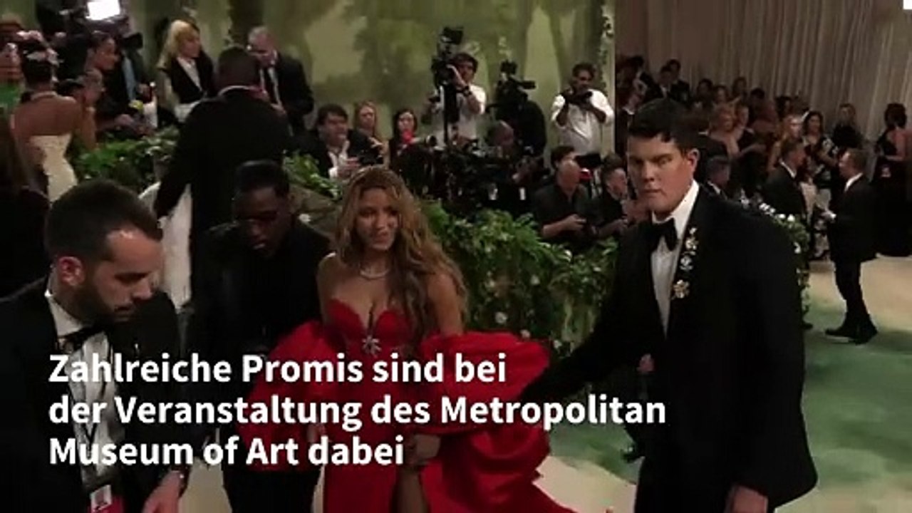 Met gala: promi-schaulaufen in new york