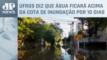 Nível de água do Rio Guaíba continua alto em Porto Alegre (RS)