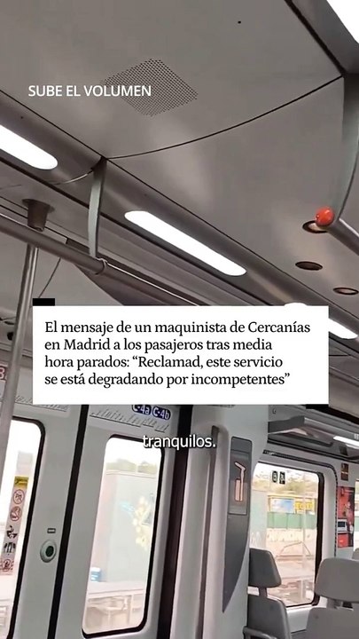 La confesión más dura del maquinista de Cercanías con Óscar Puente