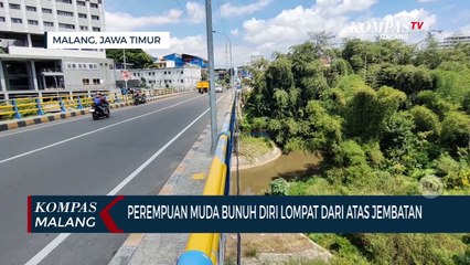 Скачать видео: Perempuan Muda Bunuh Diri Lompat Dari Atas Jembatan