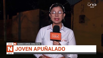 joven apuñalado en el Barrio Cupesi