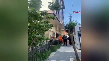 Söz verilen daireleri alamadığını söyleyip binayı yakmaya çalıştı