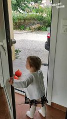 Daughter's Daily Hero's Welcome Melts Hearts | Heartwarming