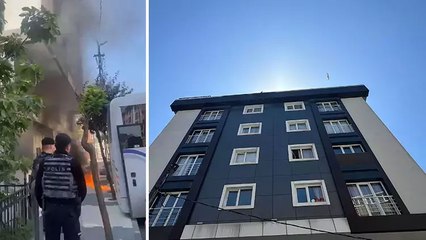 Anlaştığı müteahhitten daireleri alamayınca binayı yakmaya çalıştı