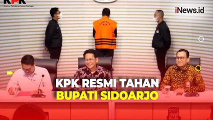 Kasus Dugaan Korupsi Pemotongan Insentif ASN, Bupati Sidoarjo Ahmad Muhdlor Resmi Ditahan KPK