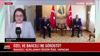 TBMM'de Bahçeli-Özel görüşmesi