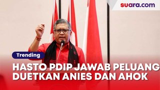 Hasto PDIP Jawab Soal Peluang Duetkan Anies dan Ahok di Pilkada Jakarta, Apa Katanya?