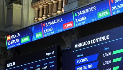 Sabadell cae en bolsa tras rechazar la propuesta de absorción de BBVA