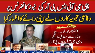 Defence Analysts' reaction to DG ISPR Major General Ahmed Sharif