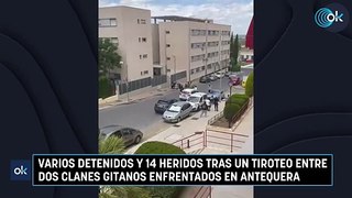 Varios detenidos y 14 heridos tras un tiroteo entre dos clanes gitanos enfrentados en Antequera