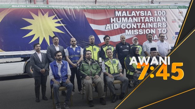 Malaysia-Gaza: Bantuan kontena Malaysia berlepas dari Kaherah ke sempadan Rafah